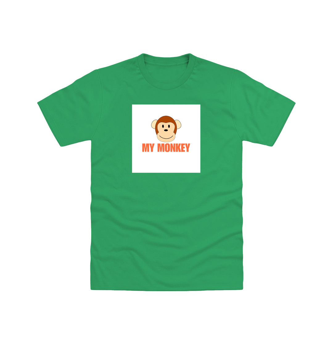 Antique Irish Green My Monkey T Shirt DTF