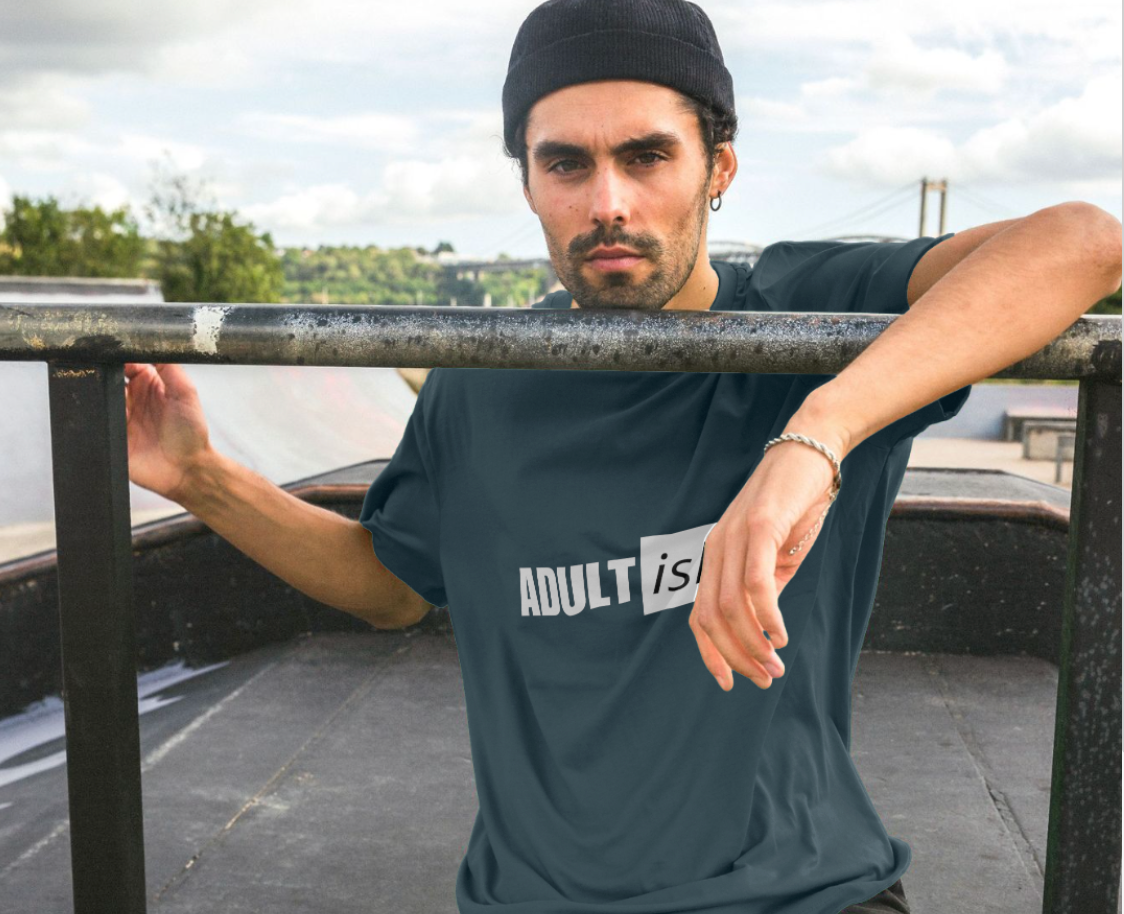Adult (ish block) T Shirt DTF