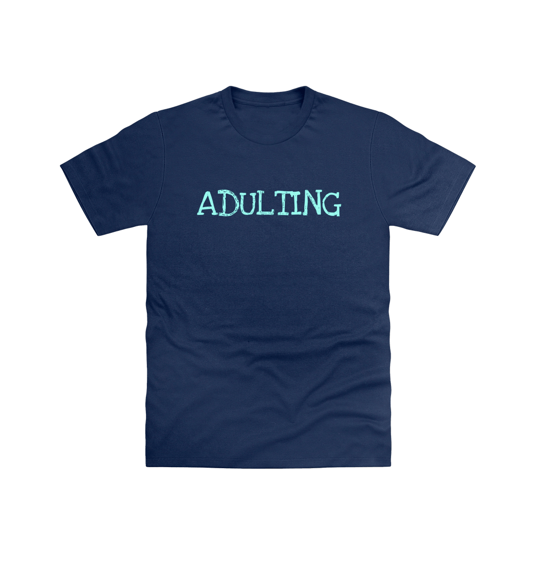 Navy Adulting T Shirt