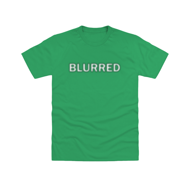 Antique Irish Green Blurred T Shirt