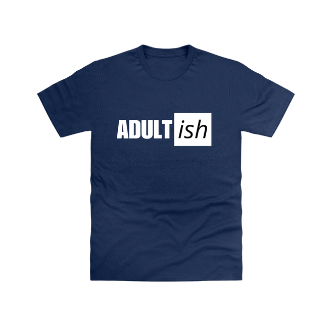 Navy Adult (ish block) T Shirt DTF