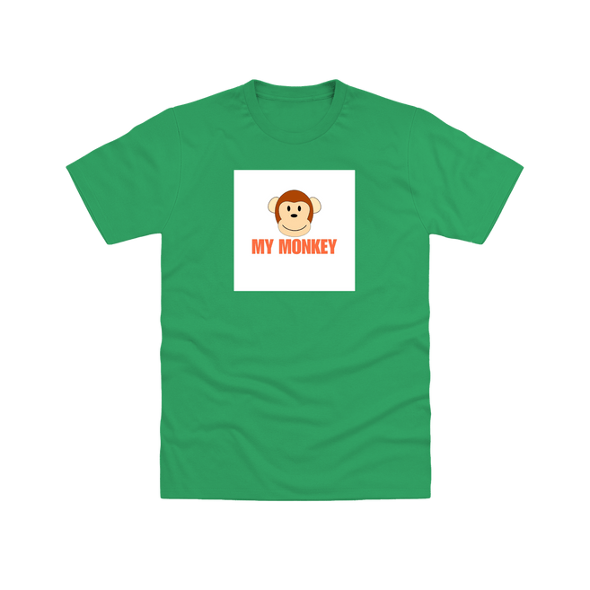 Antique Irish Green My Monkey T Shirt DTF