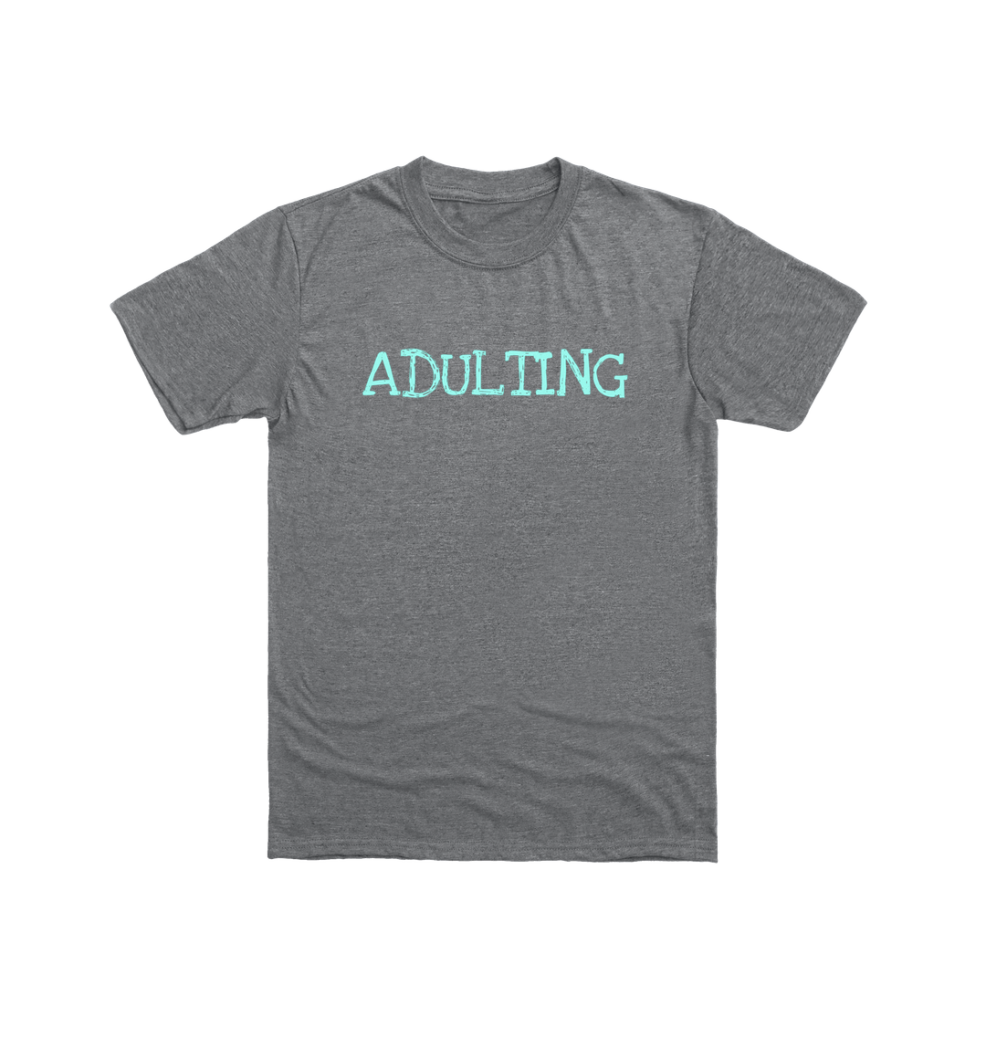 Graphite Heather Adulting T Shirt