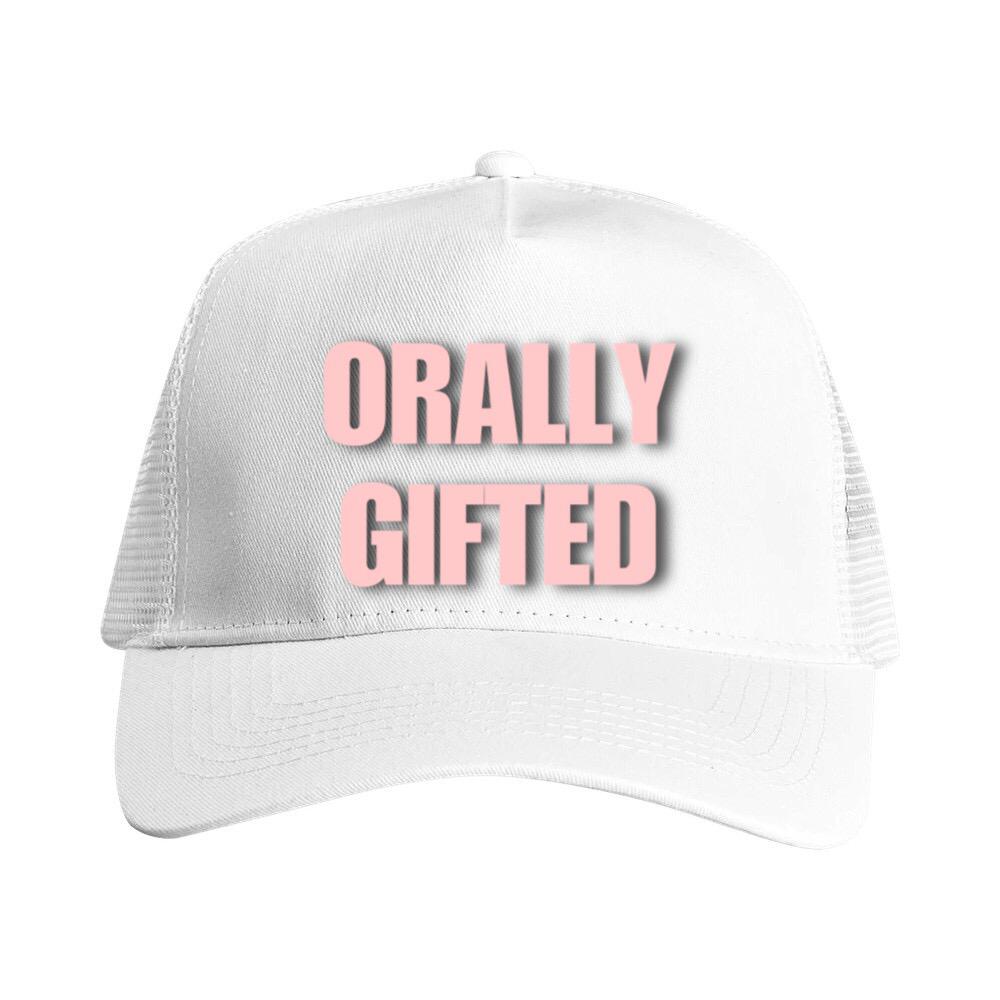 Orally Gifted Snapback Trucker Cap - Embroidery