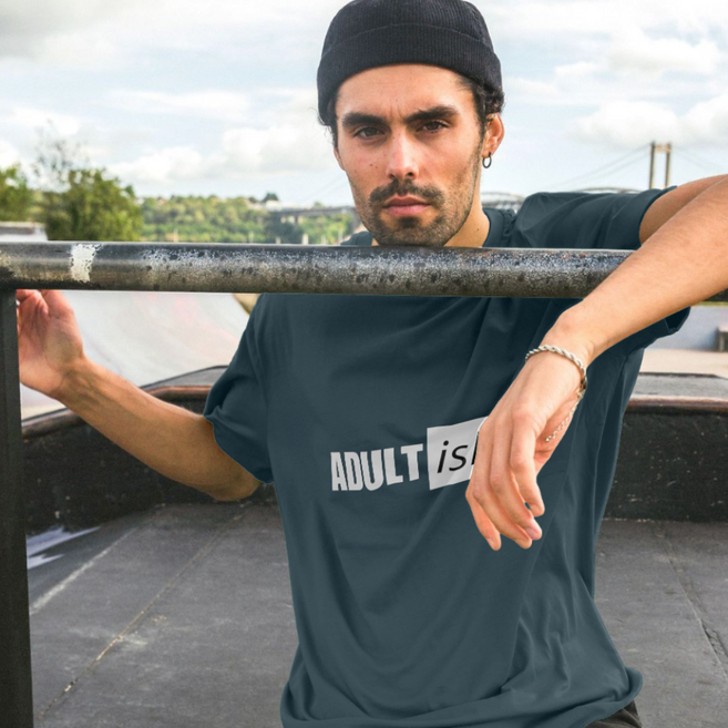 Adult (ish block) T Shirt DTF