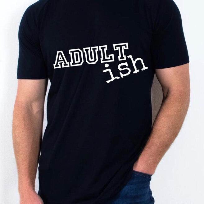 Adult (ish) College Style T Shirt