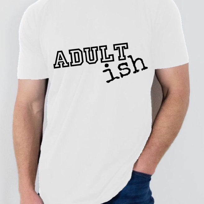 Adult (ish) College Style T Shirt