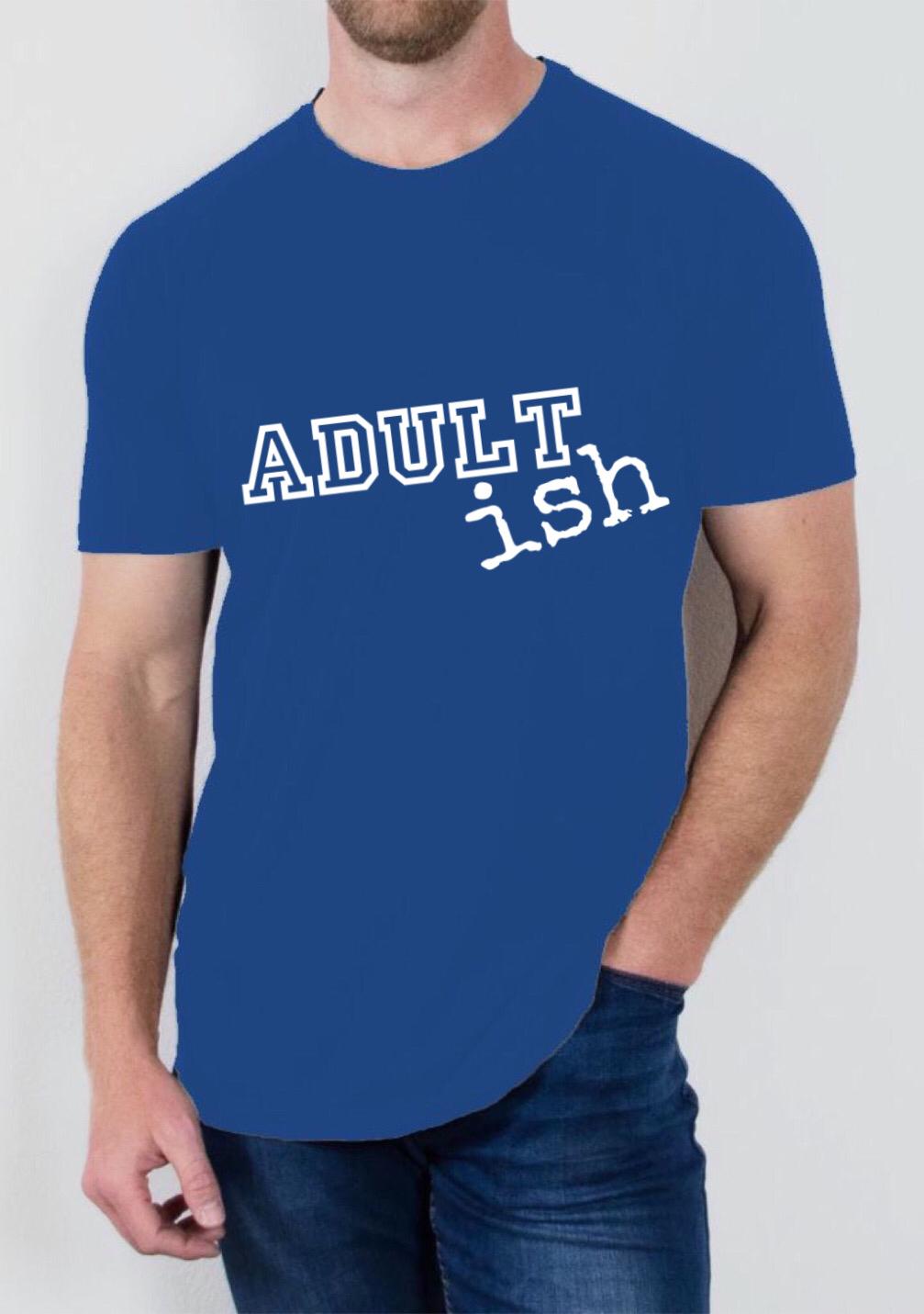 Adult (ish) College Style T Shirt