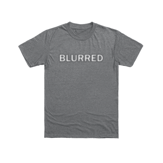 Graphite Heather Blurred T Shirt