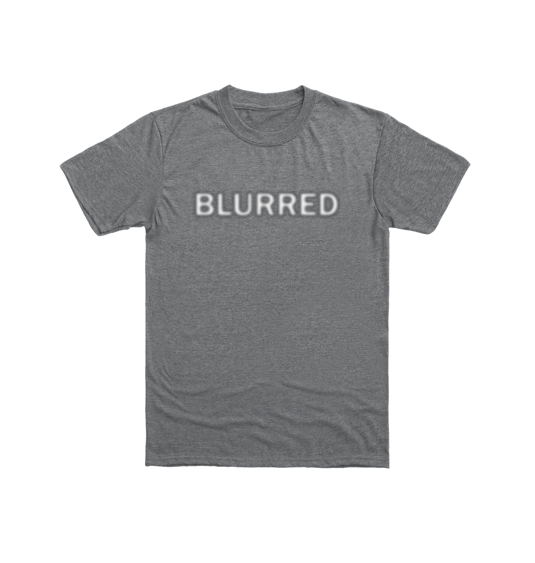 Graphite Heather Blurred T Shirt