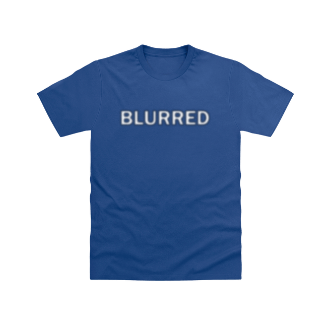 Cobalt Blurred T Shirt