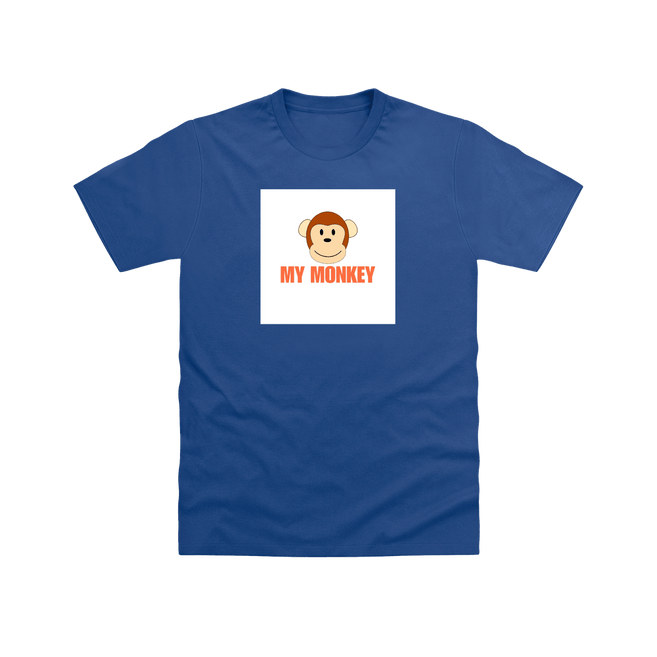 Cobalt My Monkey T Shirt DTF
