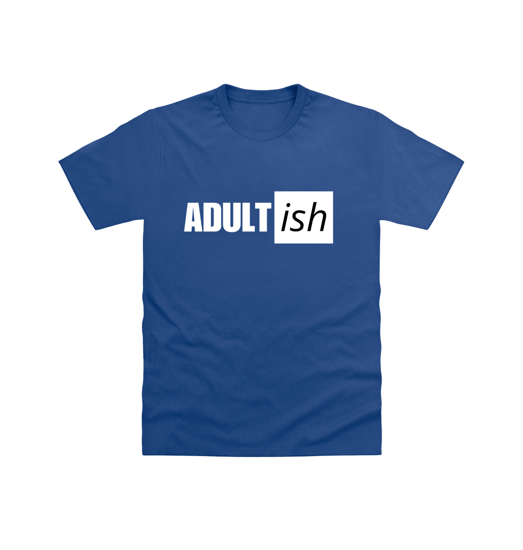 Cobalt Adult (ish block) T Shirt DTF